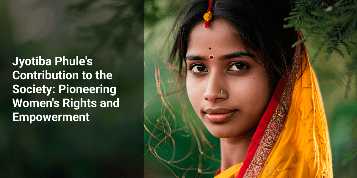 Jyotiba Phule's Contribution to Society