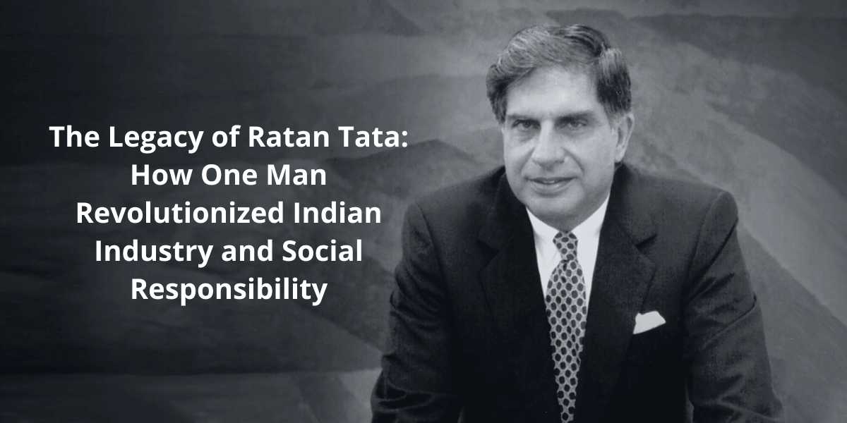The Legacy of Ratan Tata