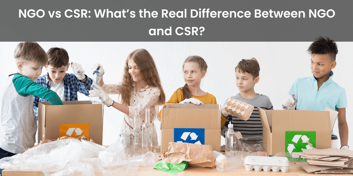 Difference Between NGO and CSR