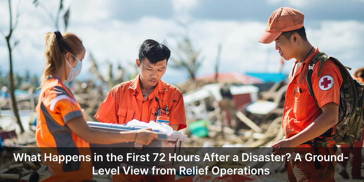 First 72 hours after a disaster relief operations