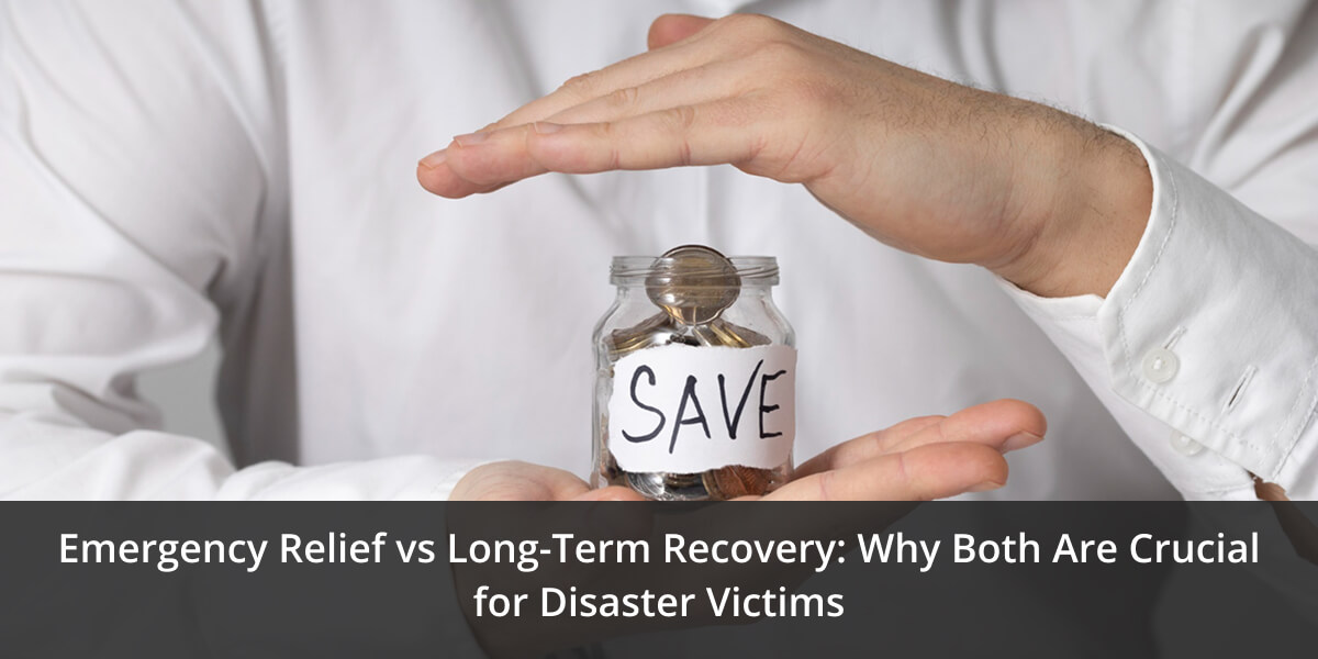 Emergency relief and long-term disaster recovery support